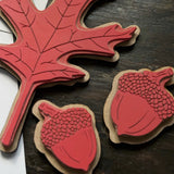 Oak Leaf and Acorns Stamps - Northern Pin Oak