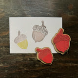 Oak Leaf and Acorns Stamps - Northern Pin Oak