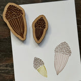 Oak Leaf and Acorns Stamps - California Scrub Oak