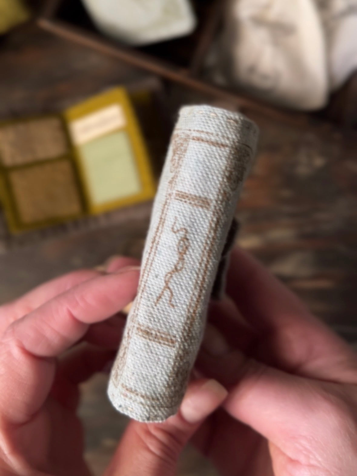 Blue Antique Cover Needle Book style 2