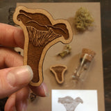 Chanterelle Mushroom Stamp Set