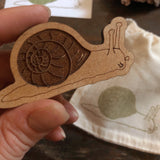 Snail Rubber Stamp