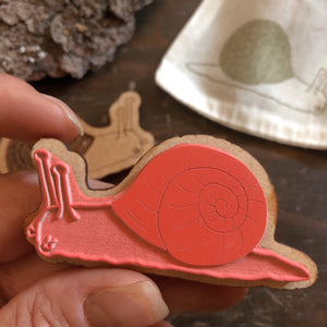 Snail Rubber Stamp