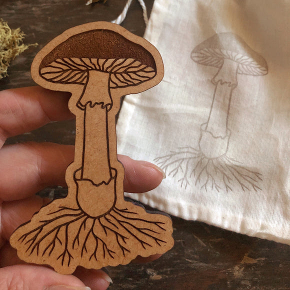 Mushroom Anatomy Stamp