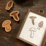 Tiny Edible Mushrooms Rubber Stamp Set