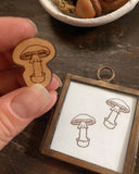Tiny Toadstool Rubber Stamp