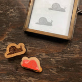 Tiny Snail Rubber Stamp