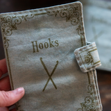 Blue Antique Cover Hook Book