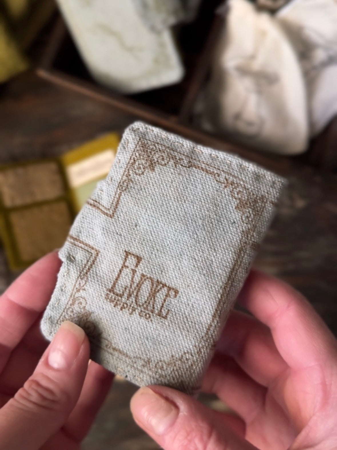 Blue Antique Cover Needle Book style 2