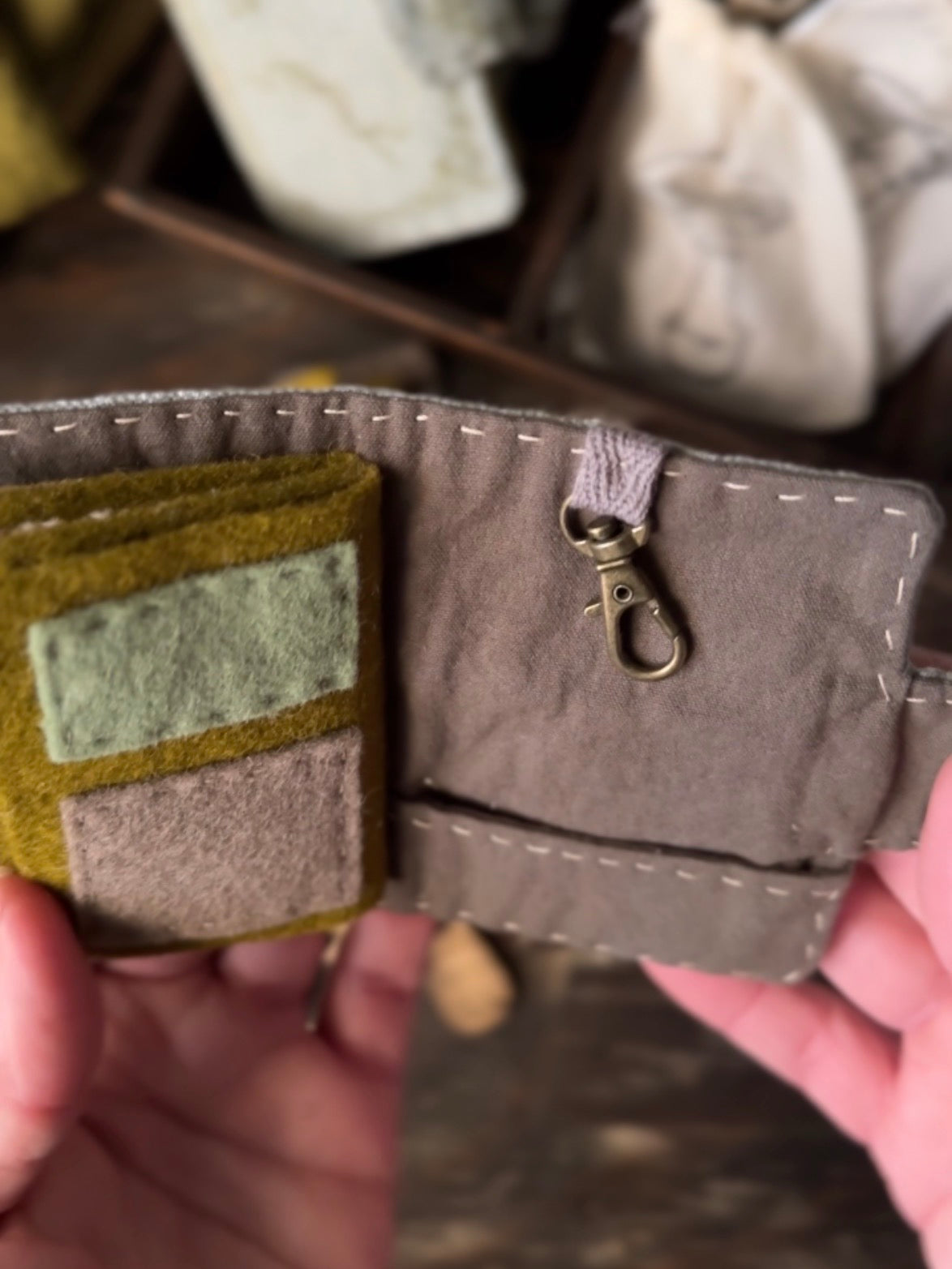 Blue Antique Cover Needle Book style 2