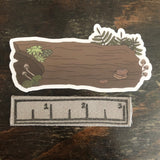 Life on a Log Sticker