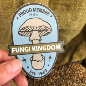 Fungi Kingdom Sticker