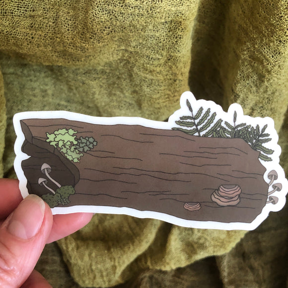 Life on a Log Sticker